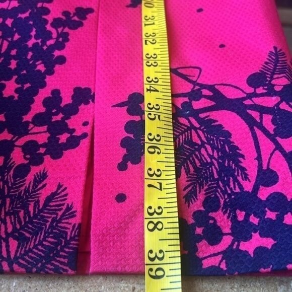 Boden Dress Womens 14R Pink Navy Floral Print Sleeveless Sheath Knee Length - Picture 12 of 12